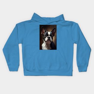 Boston Terrier Kids Hoodie